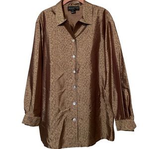 August Silk Taffeta Silk Blouse